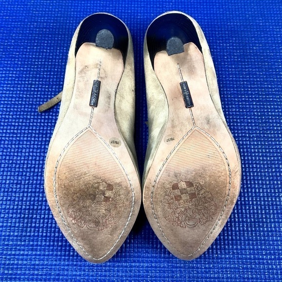 VINCE CAMUTO VC-MARCIA Women`s Size 7B Tan Suede Leather Heels - Picture 8 of 9